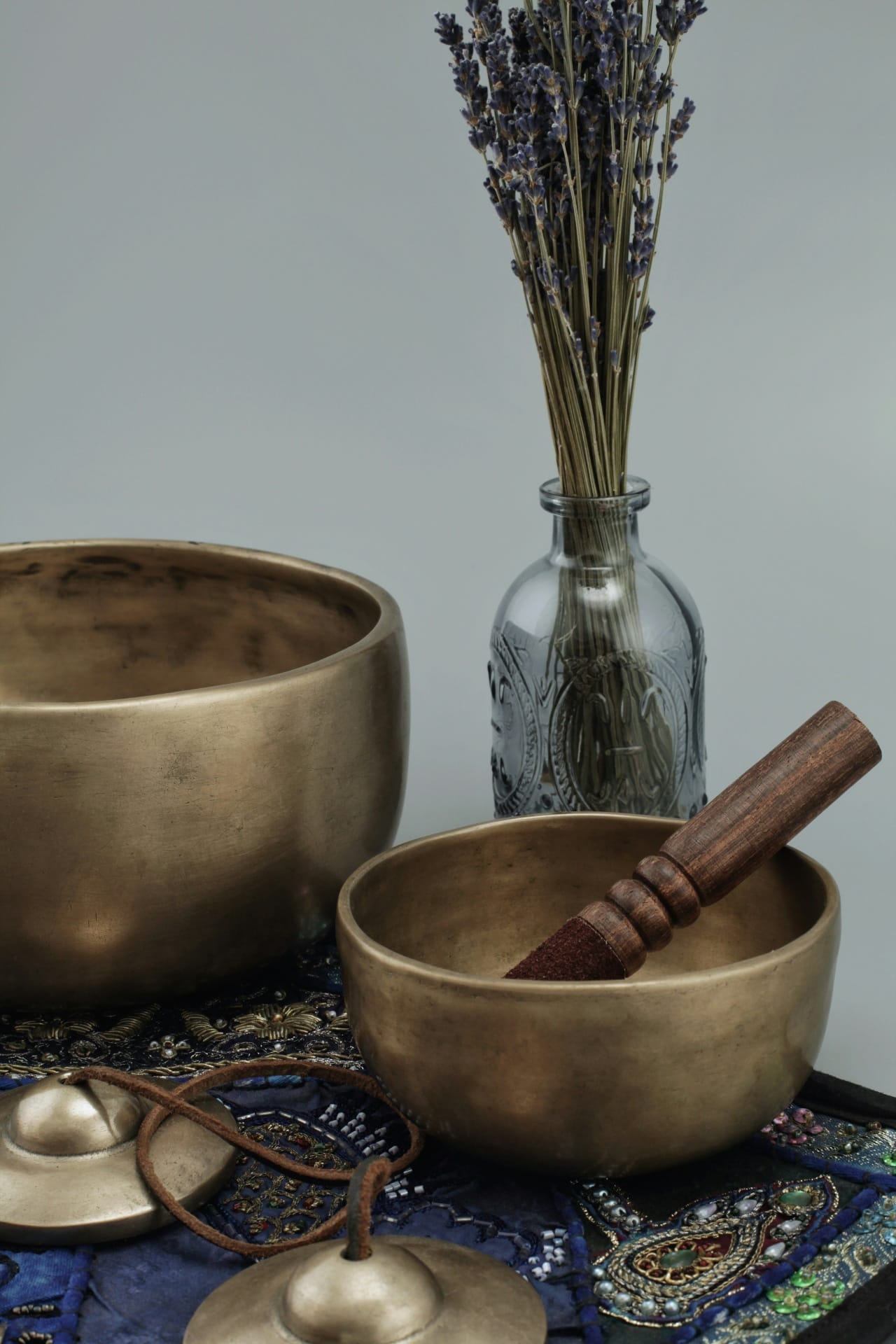 Sound bowls for breathwork and sound journey